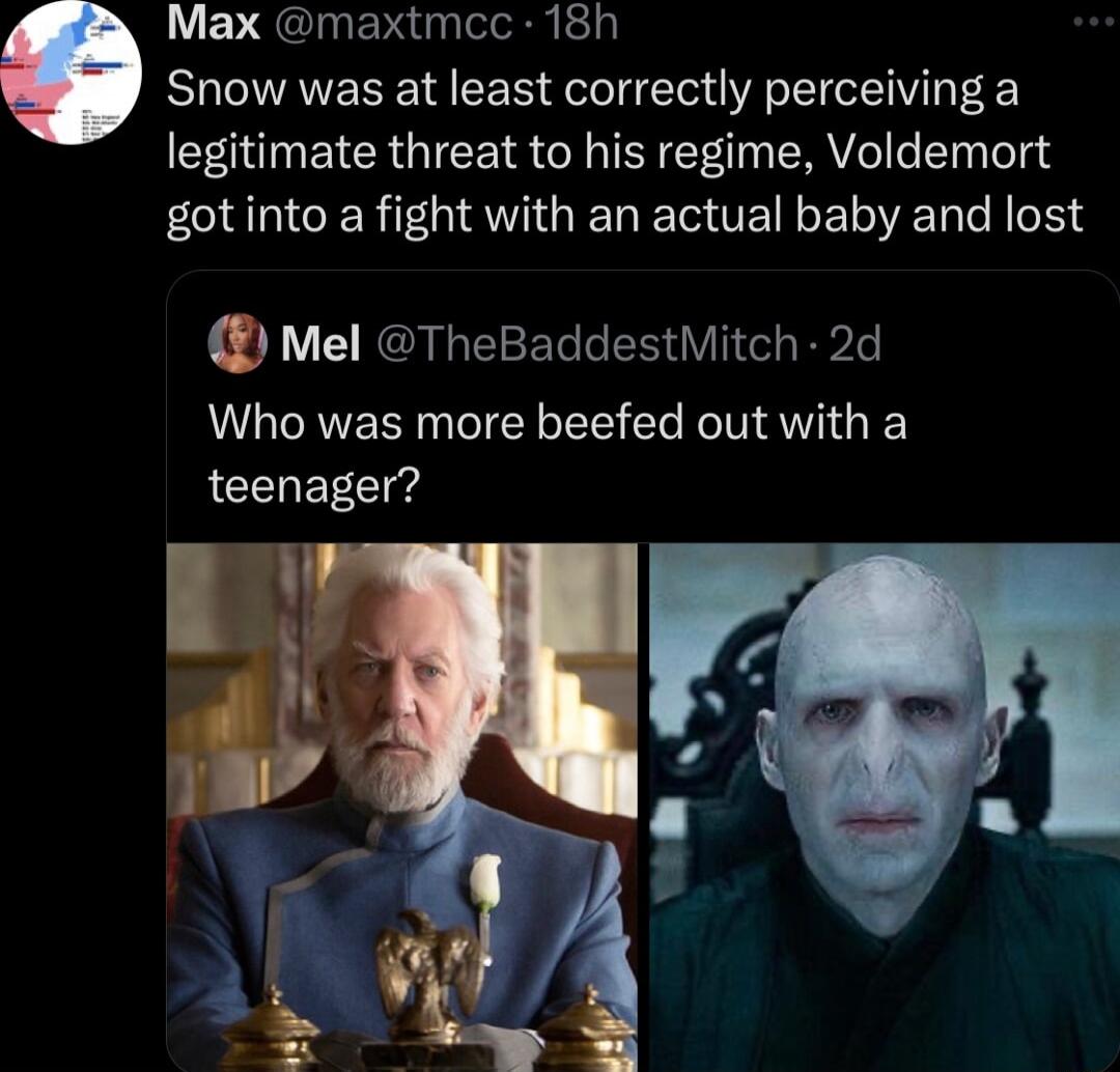 Max maxtmcc 18h Snow was at least correctly perceiving a CEOdREIERGTCEIR I CT N RVl El Tolgd ECRICEN EAWIGERETEILE A E Mel TheBaddestMitch 2d Who was more beefed out with a teenager