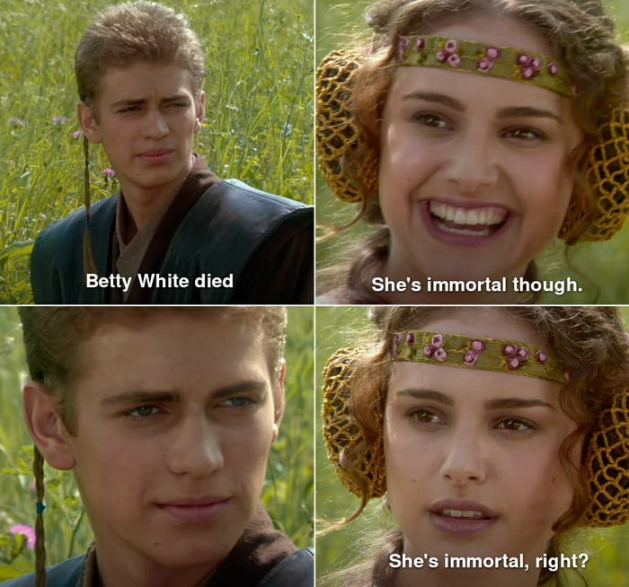 Betty White died