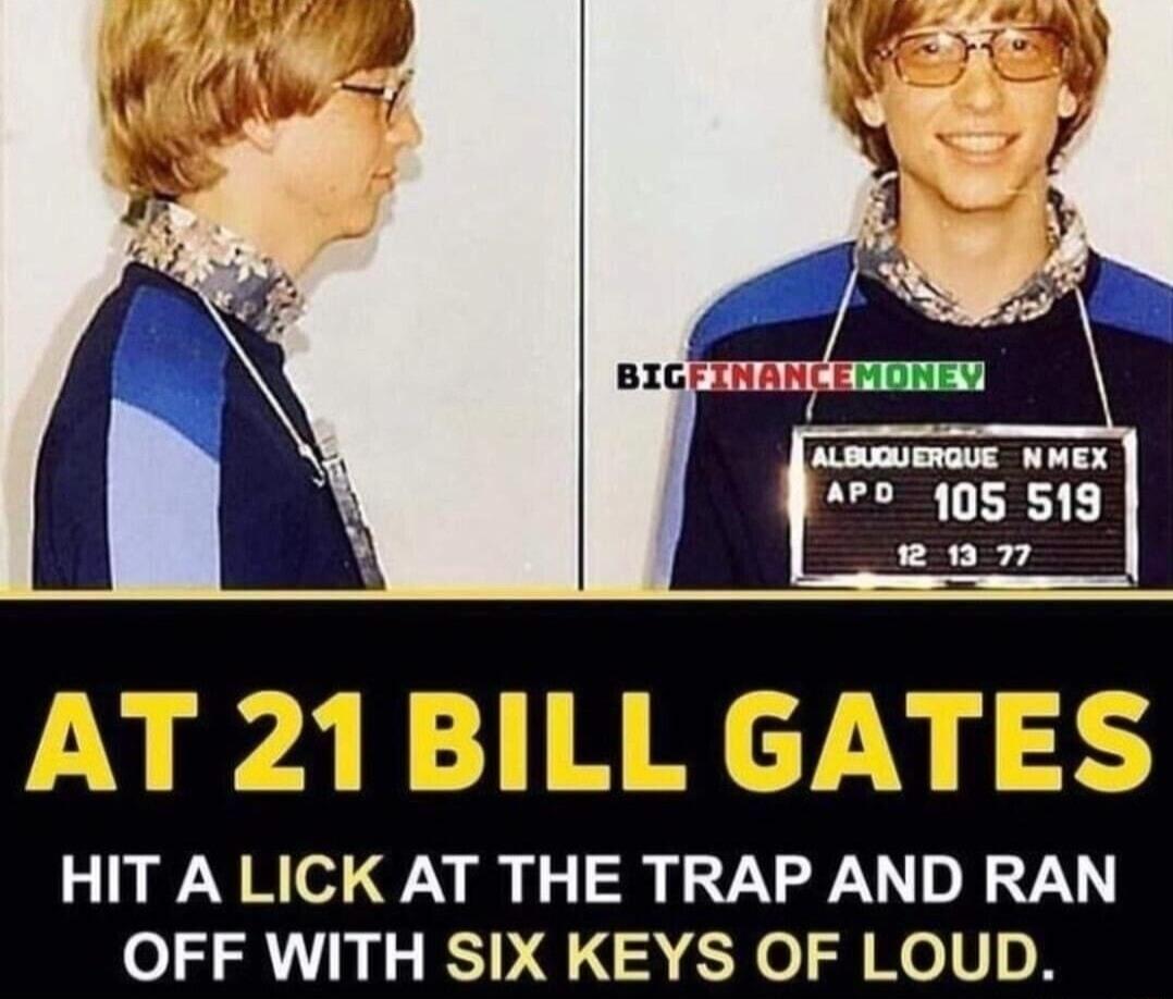 ATEE E Al e HIT A LICK AT THE TRAP AND RAN OFF WITH SIX KEYS OF LOUD