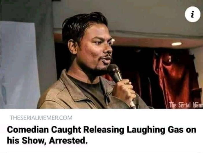 Comedian Caught Releasing Laughing Gas on his Show Arrested