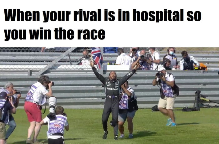 When your rival is in hospital so youwin llle race