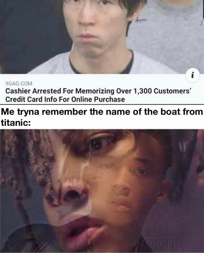 Cashier Arrested For Memorizing Over 1300 Customers Credit Card Info For Online Purchase Me tryna remember the name of the boat