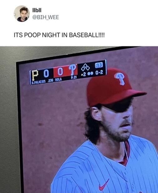 bl BIHWEE ITS POOP NIGHT IN BASEBALL