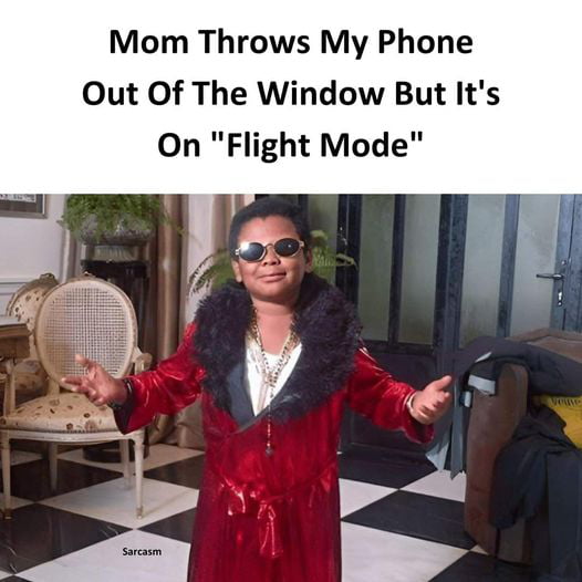 Mom Throws My Phone Out Of The Window But Its On Flight Mode
