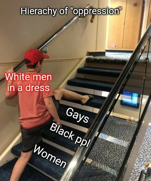 e _ White men in a dress