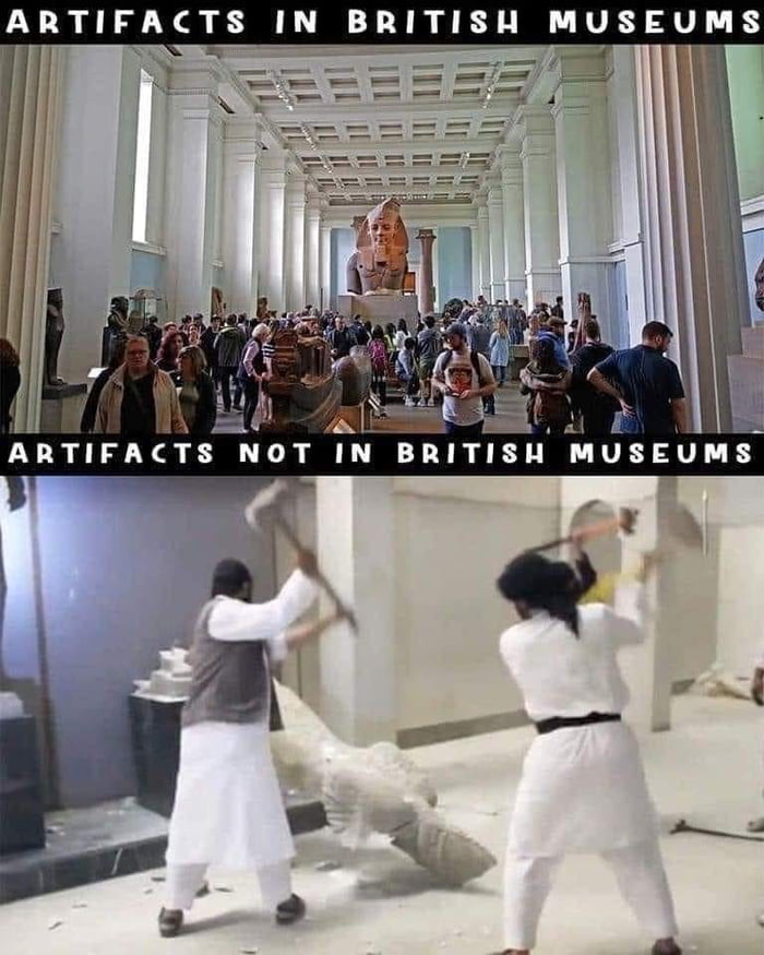 ARTIFACTS IN BRITISH MUSEUMS