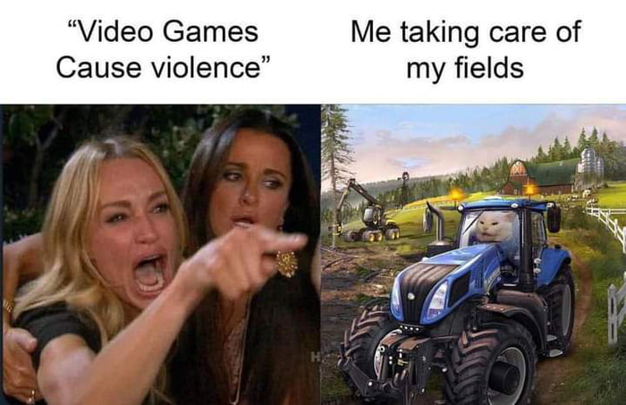 Video Games Me taking care of Cause violence my fields