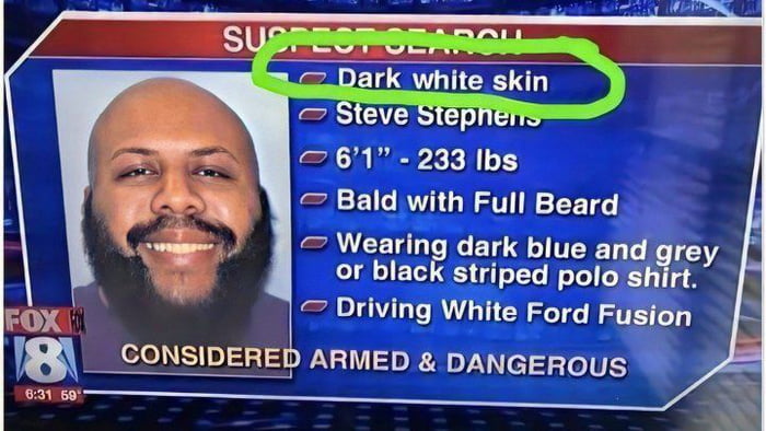 61 233 Ibs Bald with Full Beard Wearing dark blue and grey CLALTE T T W Yo T 11 8 Driving White Ford Fusion J CONSIDERED ARMED DANGEROUS LRI