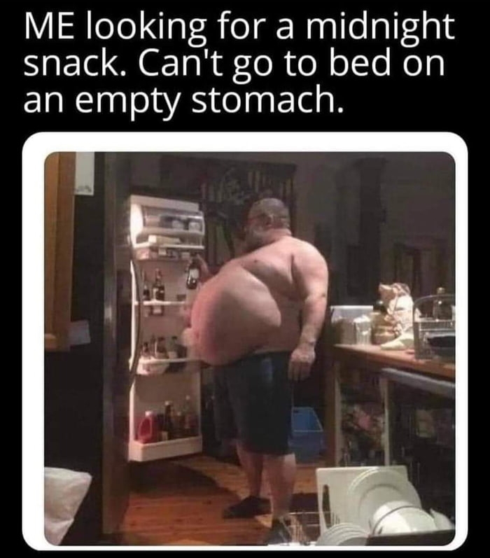 YRleTol Ia Reg Nasllelalf4ale snack Cant go to bed on an empty stomach