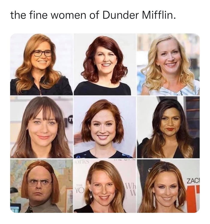 the fine women of Dunder Mifflin