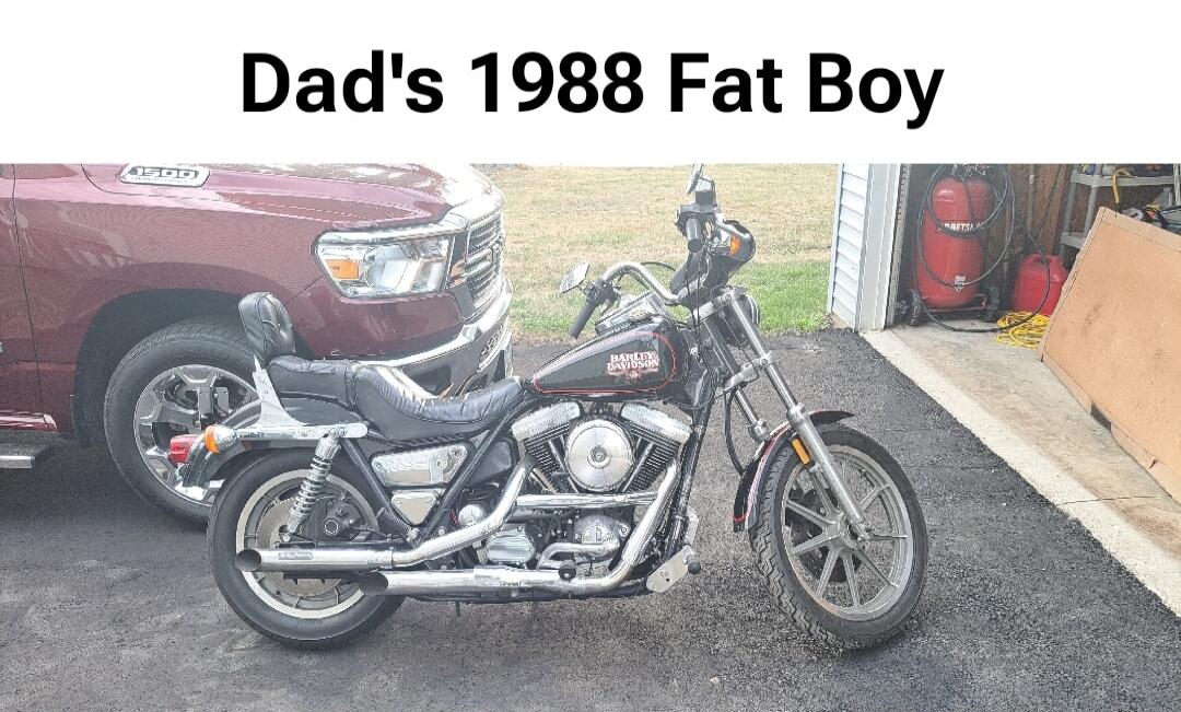Dad's 1988 Fat Boy