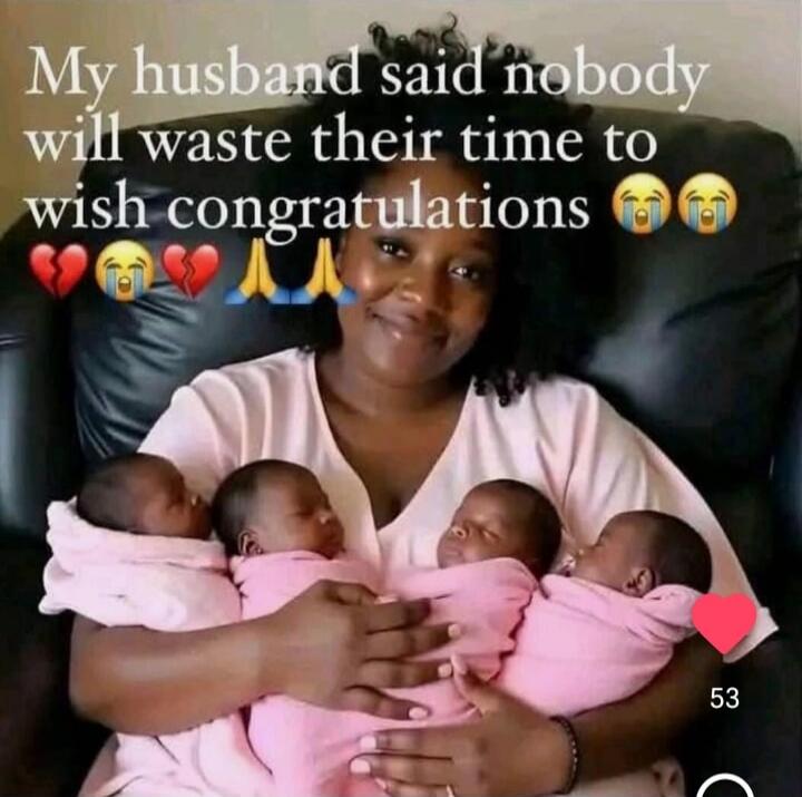 My husband said nobody will waste their time to wish congratulations😭😭💔💔🙏🙏