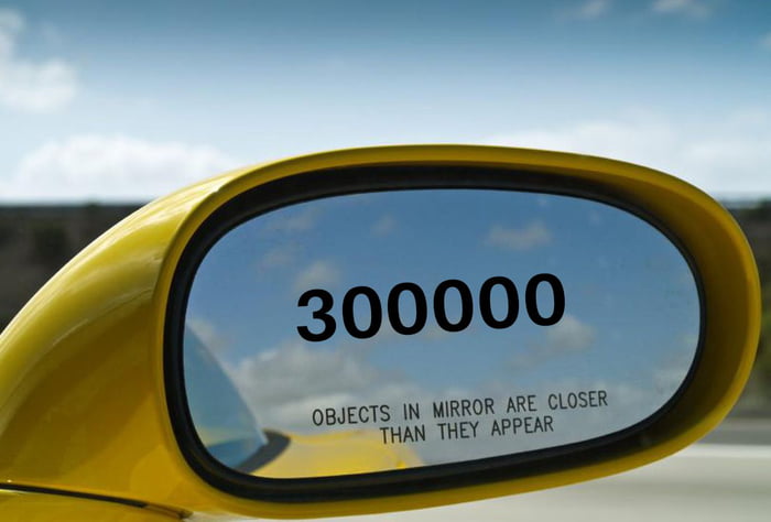 300000 OBJECTS N MEROR ARE CLOSER THAN THEY APPEAS