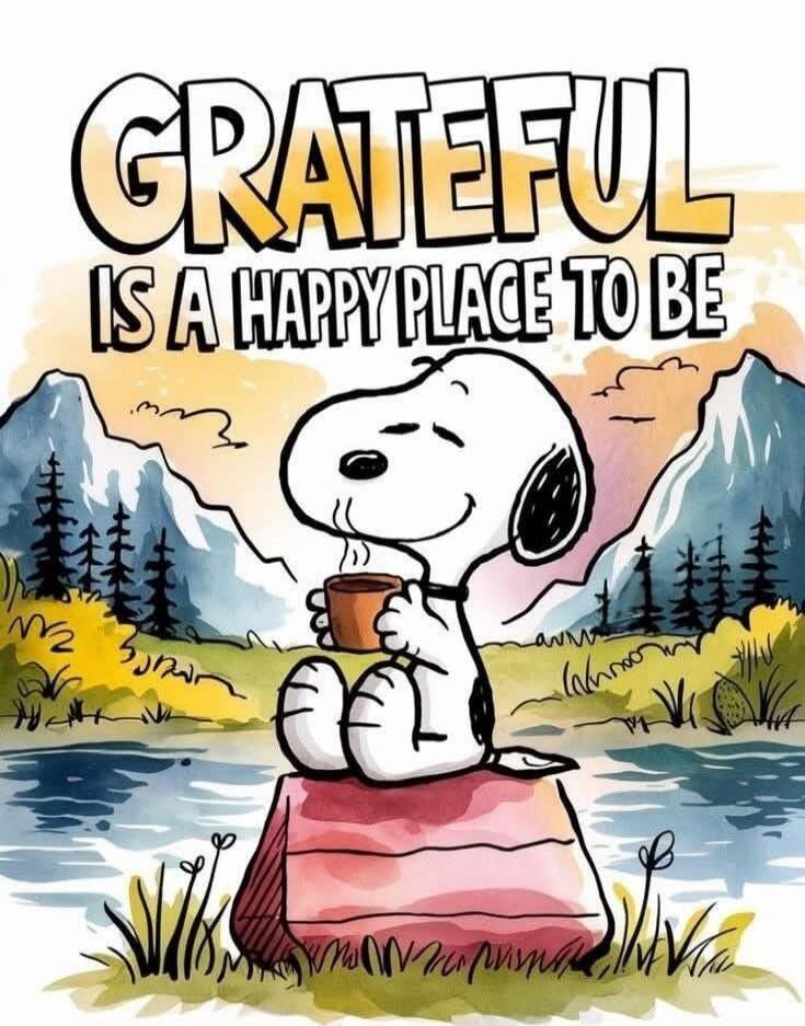 GRATEFUL IS A HAPPY PLACE TO BE