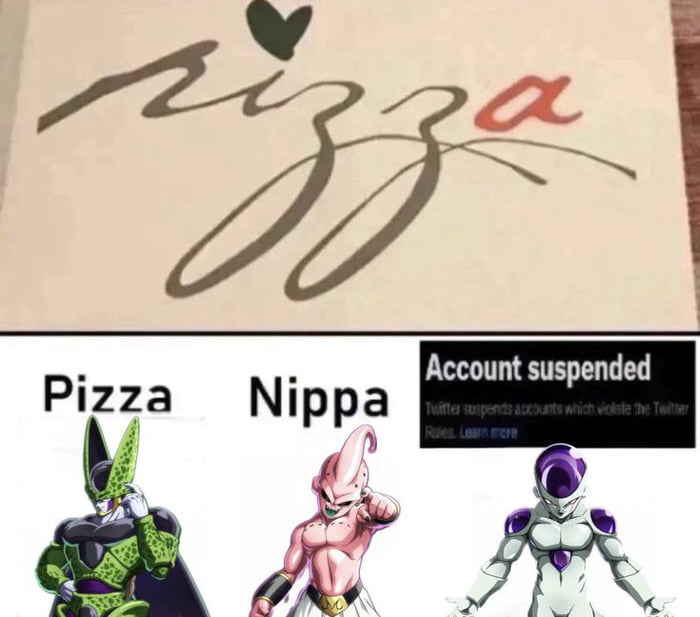 Pizza Nippa Account suspended Twitter suspends accounts which violate the Twitter Rules. Learn more