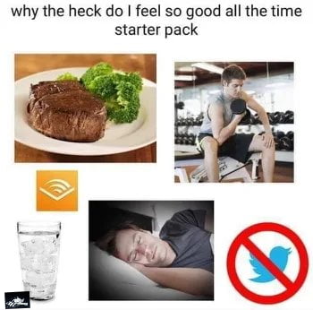 why the heck do feel so good all the time starter pack