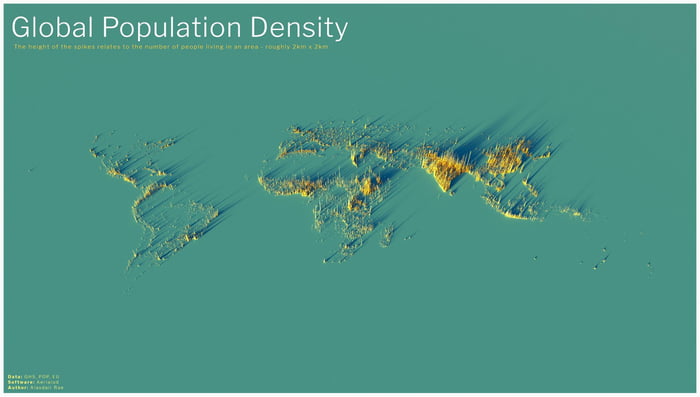 Global Population Density Cx g