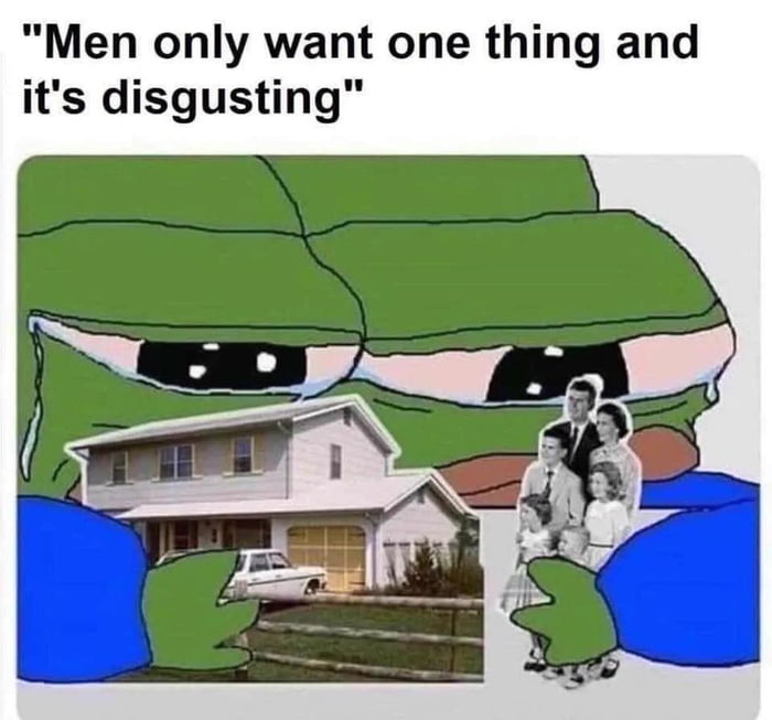 Men only want one thing and its disgusting