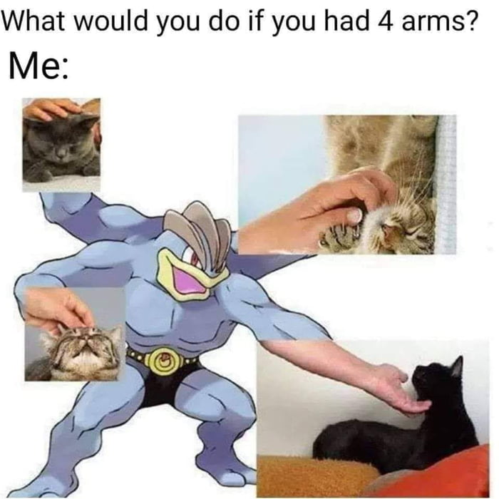 What would you do if you had 4 arms