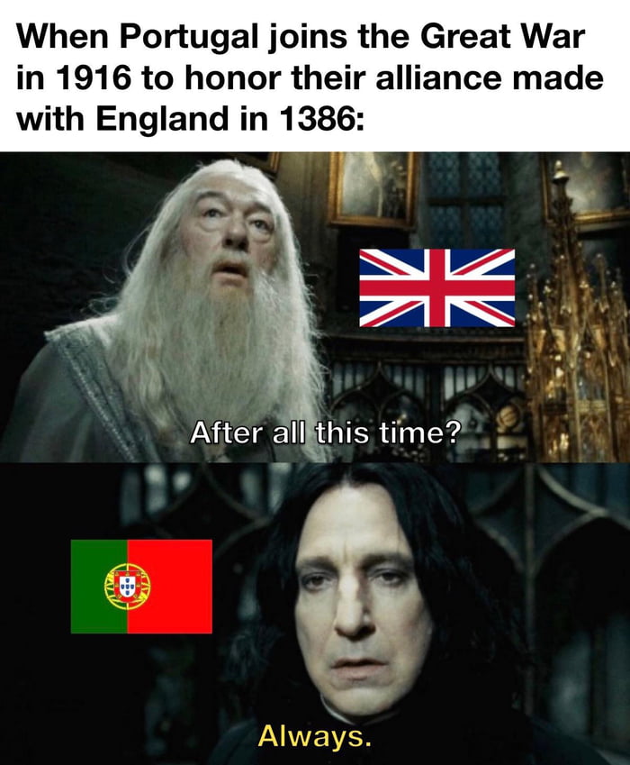 When Portugal joins the Great War in 1916 to honor their alliance made with England in 1386