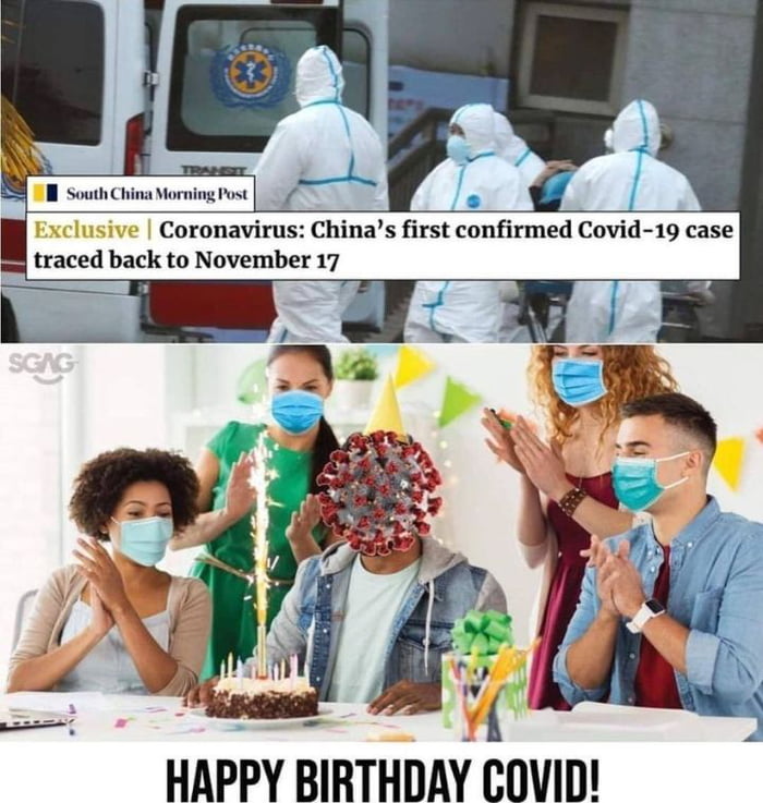 Coronavirus Chinas first confirmed Covid 19 case traced back to November 17 HAPiY BIRTHDAY COVID