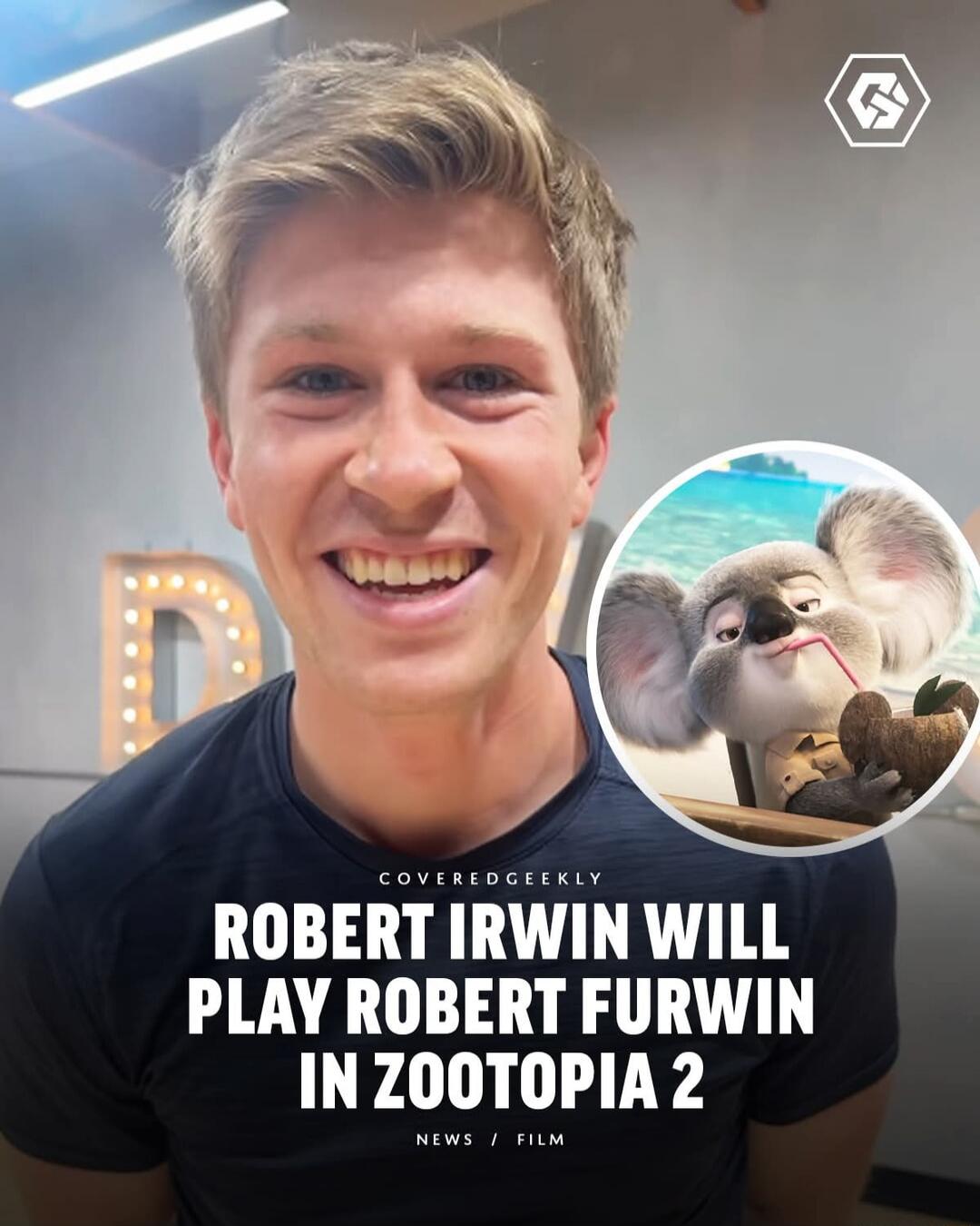 ROBERT IRWIN WILL PLAY ROBERT FURWIN IN ZOOTOPIA 2