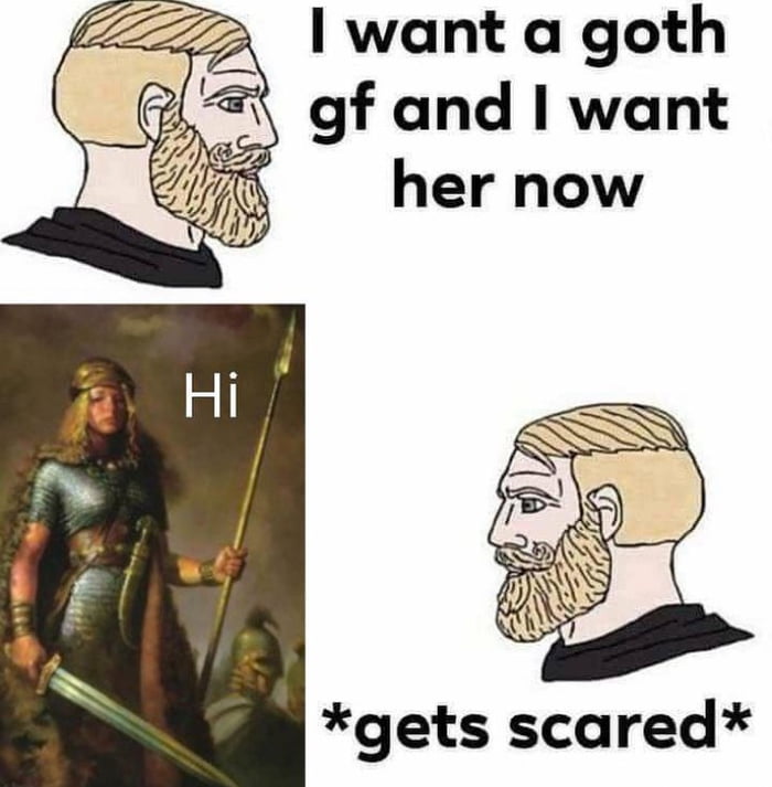 want a goth gf and want her now