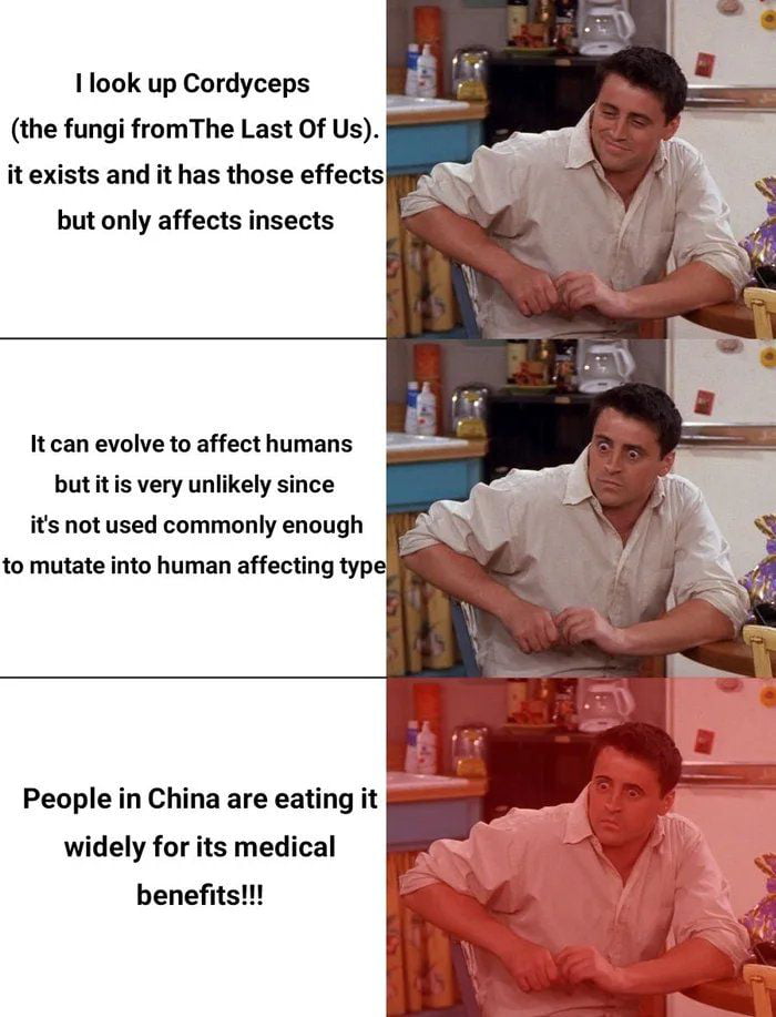 I look up Cordyceps E the fungi fromThe Last Of Us it exists and it has those effects but only affects insects It can evolve to affect humans butit is very unlikely since its not used commonly enough to mutate into human affecting type People in China are eating it widely for its medical benefits