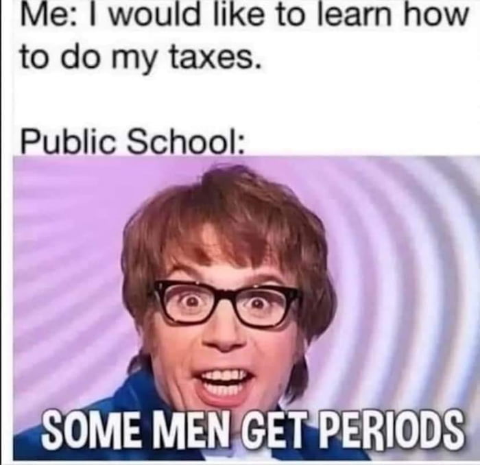 Me would like to learn how to do my taxes Public School