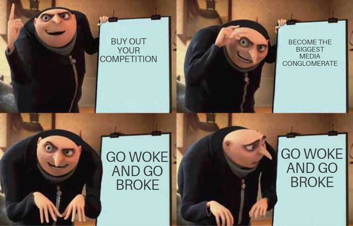 3y GO WOKE AND GO BROKE
