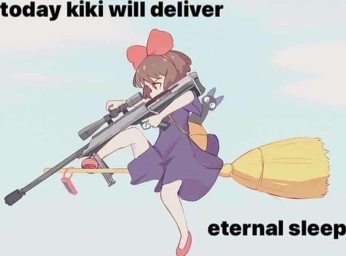 today kiki will deliver eternal sleep