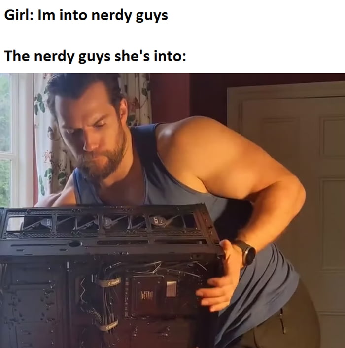 Girl Im into nerdy guys The nerdy guys shes into