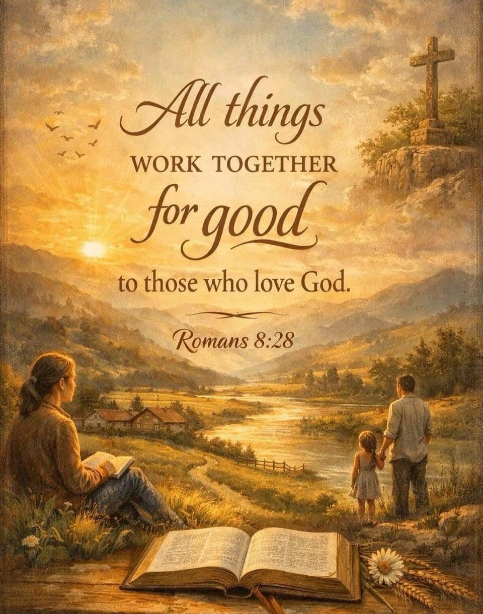 All things work together for good to those who love God. Romans 8:28