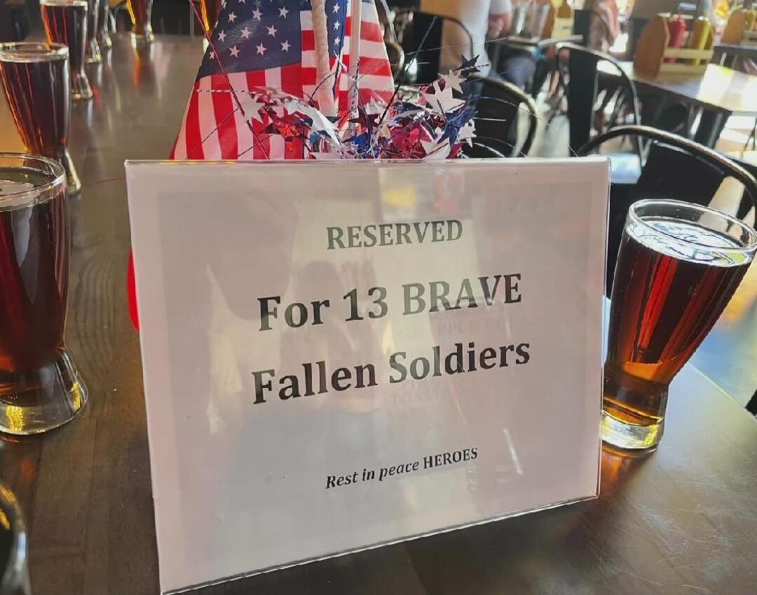 RESERVED For 13 BRAVE Fallen Soldiers Rest in peace HEROES