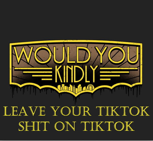 WoULDYou S LEAVE YOUR TIKTOK NS IO NTYL0S