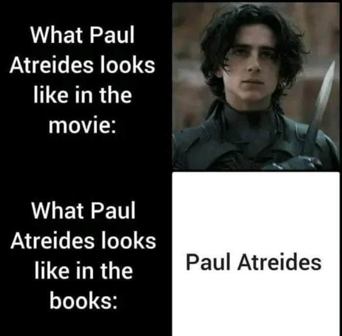 LLENEETT Atreides looks LCRGR LT movie k VLB EETT Atreides looks like in the Paul Atreides books