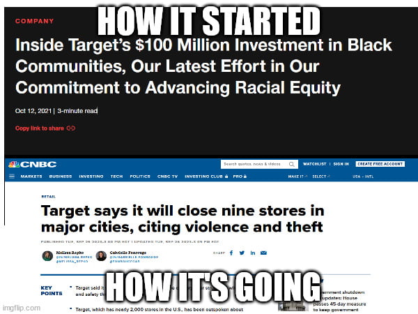 HOW IT STARTED Inside Targets 100 Million Investment in Black Communities Our Latest Effort in Our Target says major cities citing violence and theft