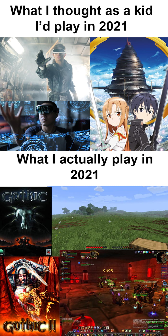 What thought as a kid Id play in 2021 What actually play