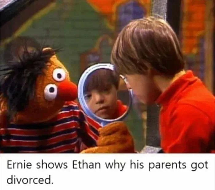 Ernie shows Ethan why his parents got divorced