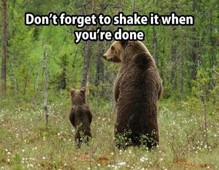 Don't forget to shake it when you're done