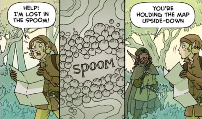YOURE HOLDING THE MAP UPSIDE DOWN