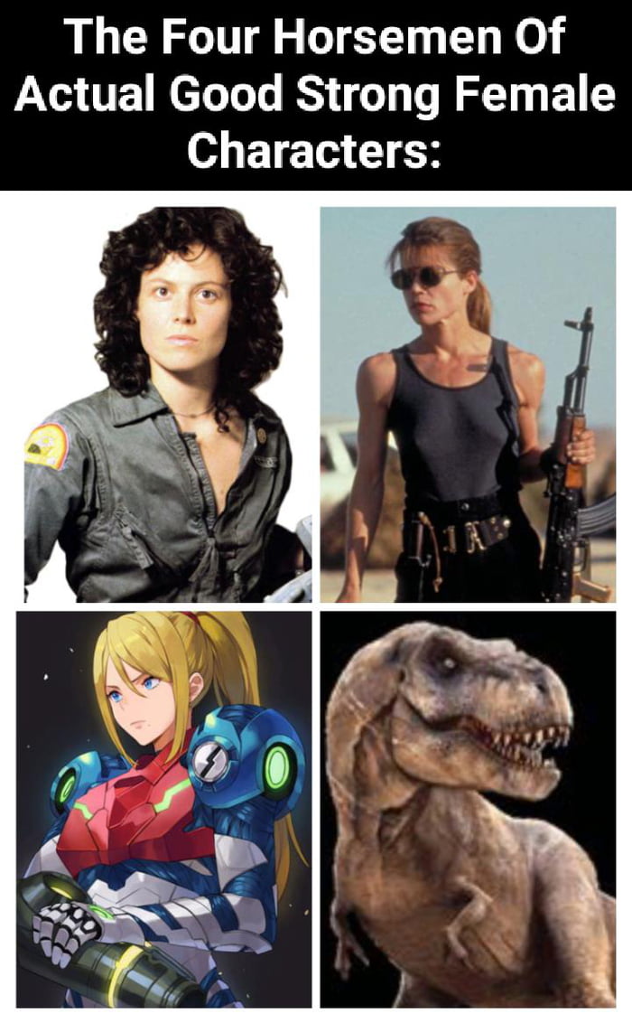 The Four Horsemen Of Actual Good Strong Female Characters