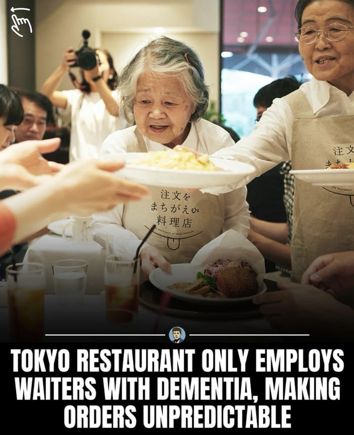 TOKYO RESTAURANT ONLY EMPLOYS WRITERS WITH DEMENTIR MAKING ORDERS UNPREDICTABLE