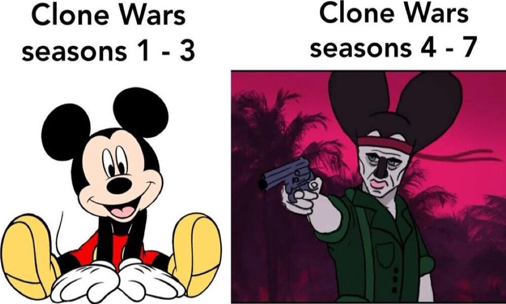 Clone Wars Clone Wars seasons 1 3 seasons 4 7