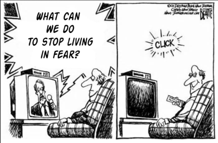 70 STOP LIWNG IN FEAR wnar con 2 WE 00 a