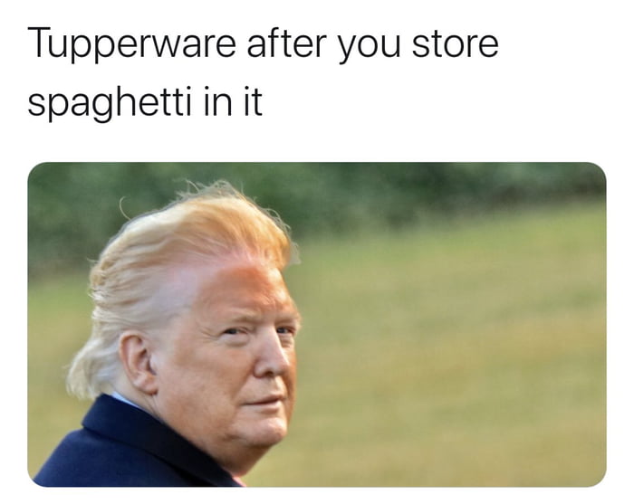 Tupperware after you store spaghettiin it