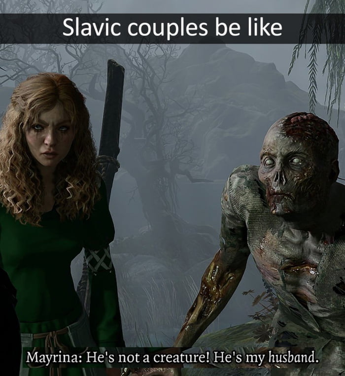 Slavic couples be like