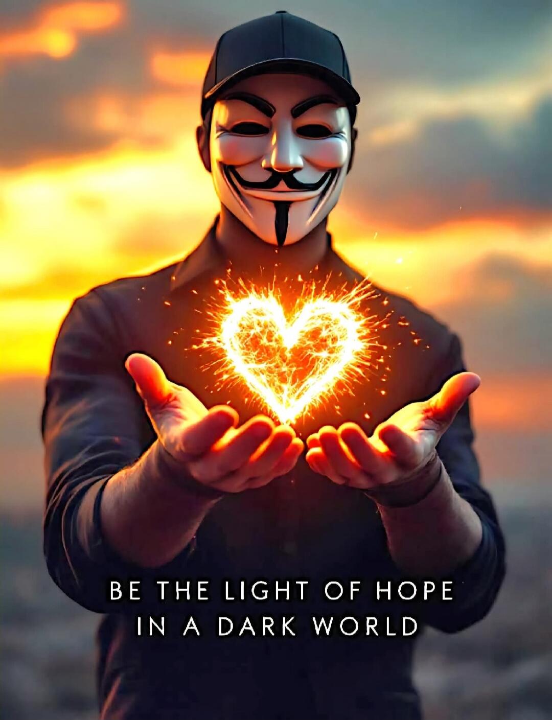 BE THE LIGHT OF HOPE IN A DARK WORLD
