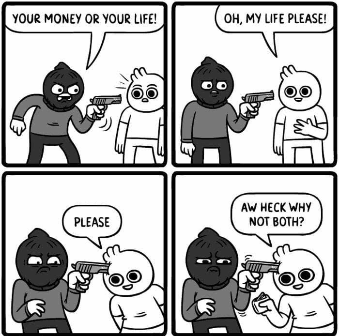 YOUR MONEY OR YOUR LIFE OH MY LIFE PLEASE MRLOVENSTEINCOM