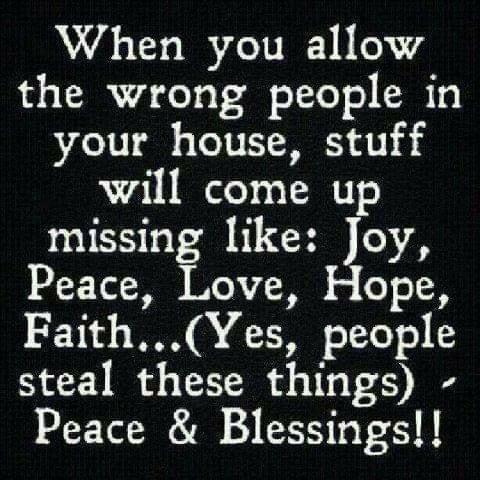 When you allow the wrong people in your house stuff will come up IS T 1 CH Peace Love Hope FaithYes people steal these things Peace Blessings